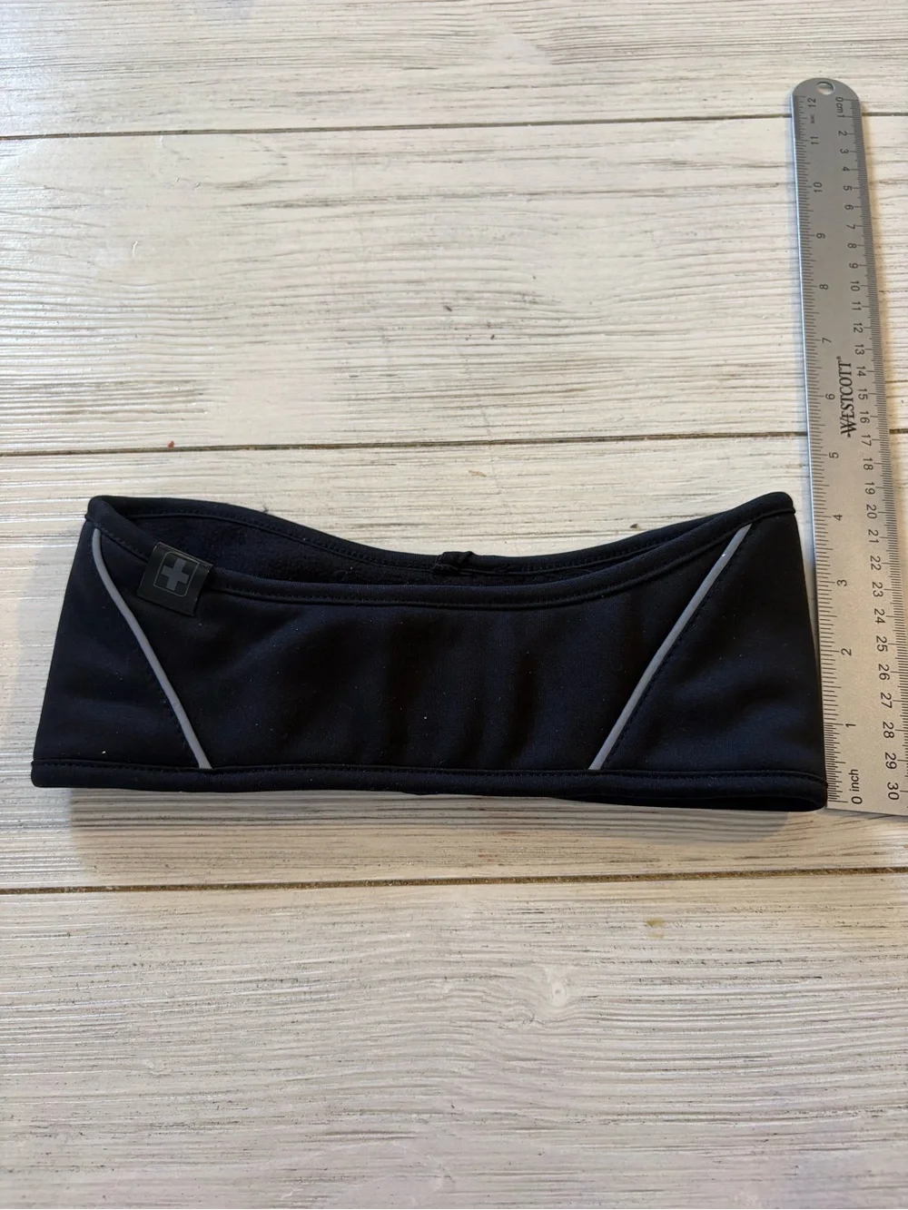 Swiss Tech Black Winter Sports Headband Ear Warmer